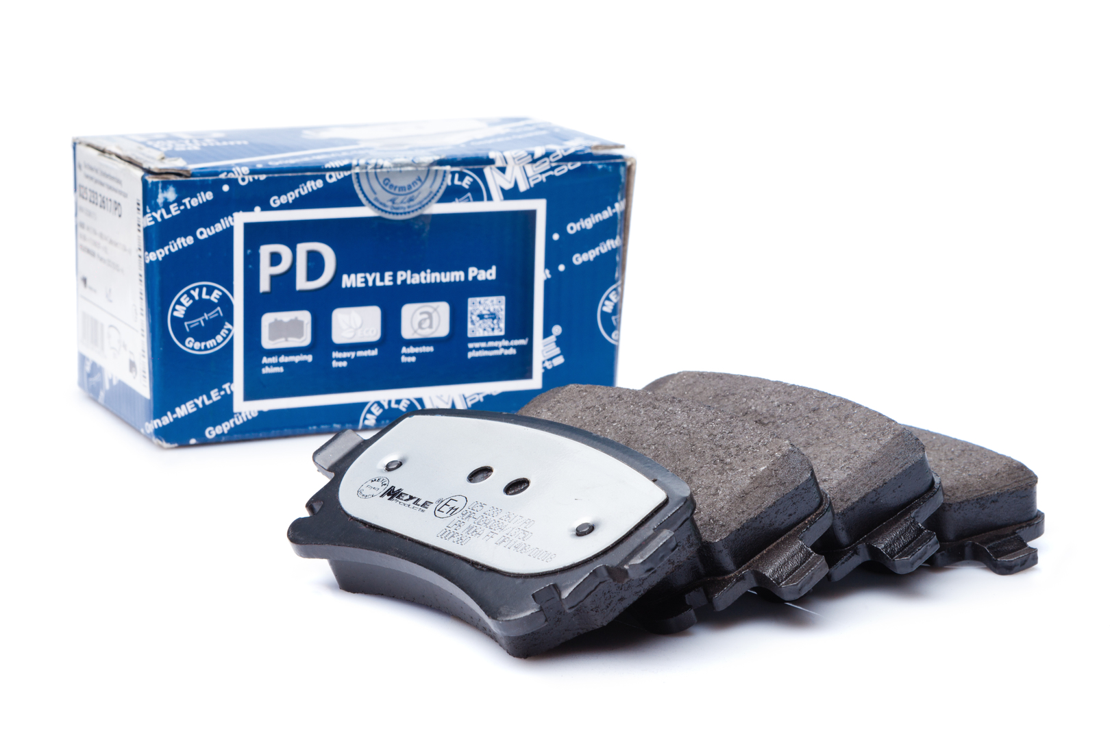 pack of four Blue Print ADB114201 Brake Pad Set 